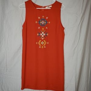 Ya Los Angeles Aztec sleeveless dress